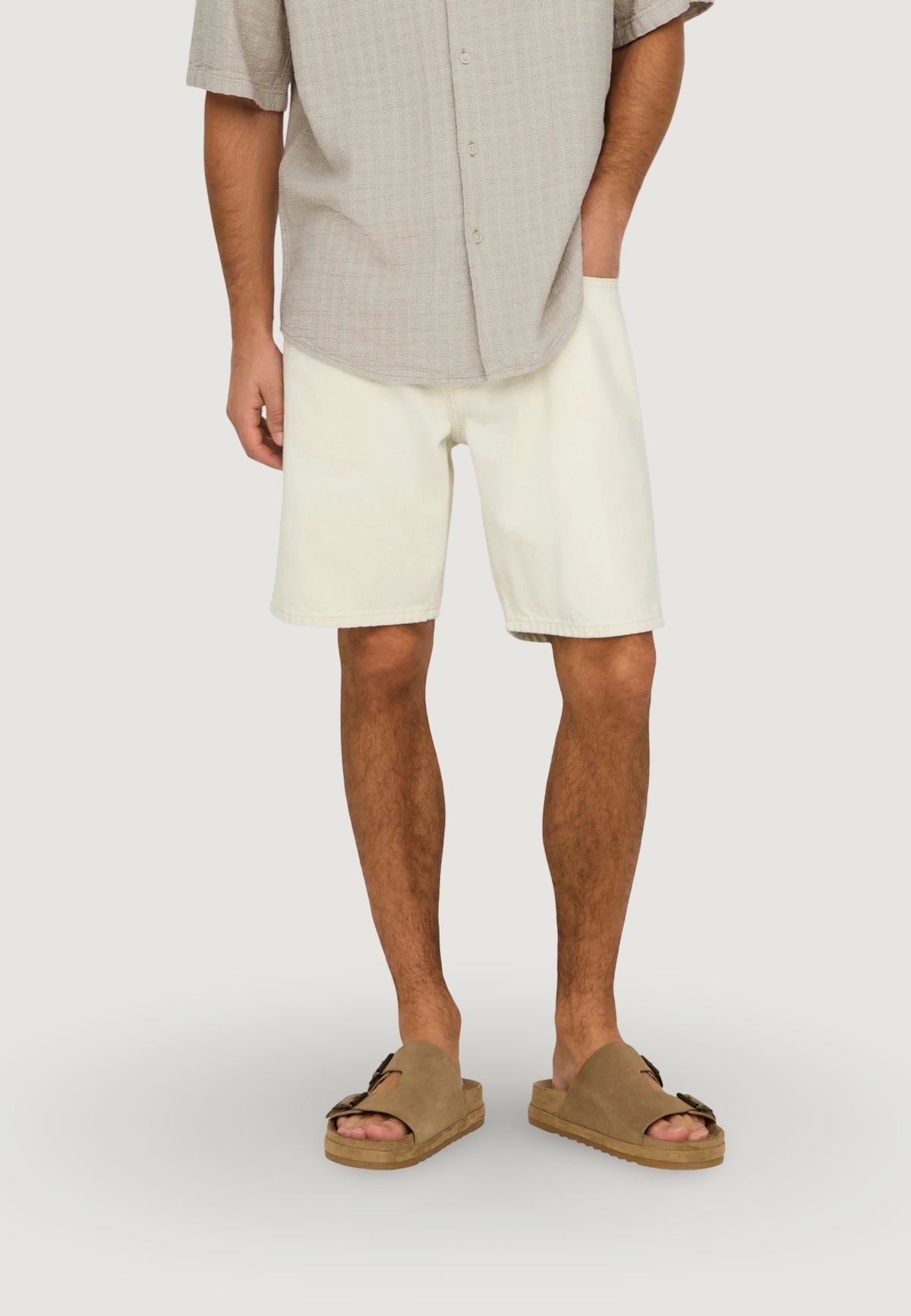 Bermuda Only & Sons Onsedge Ecru 2044 Pim Dnm Noos