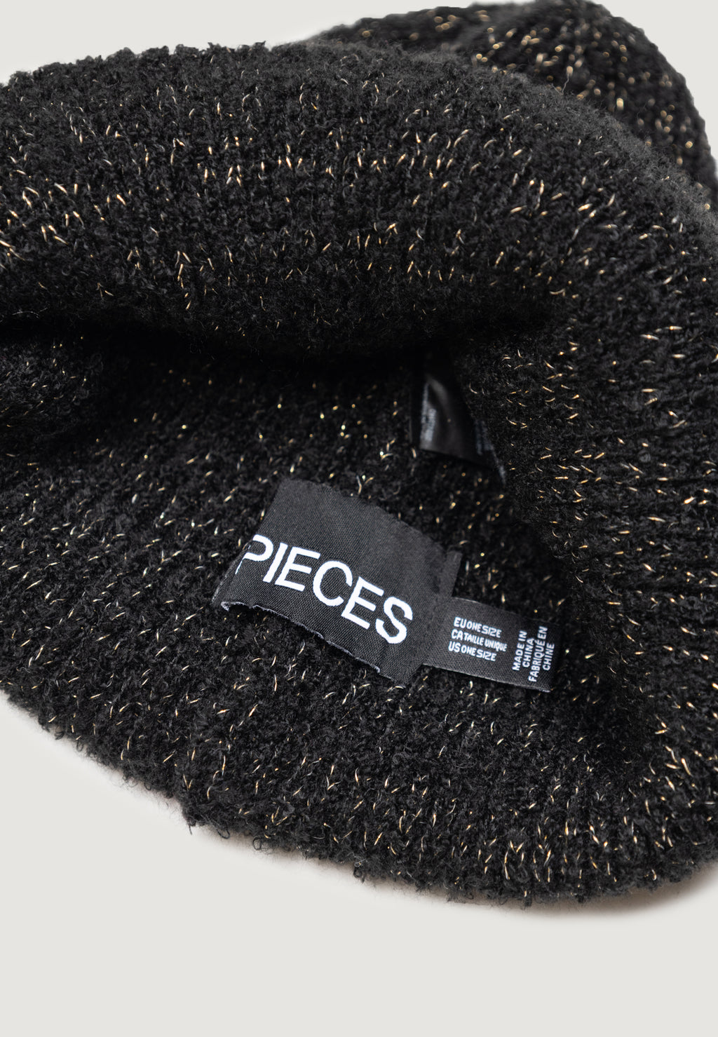 Berretto Pieces Pcpyron Lurex Hood Noos Bc