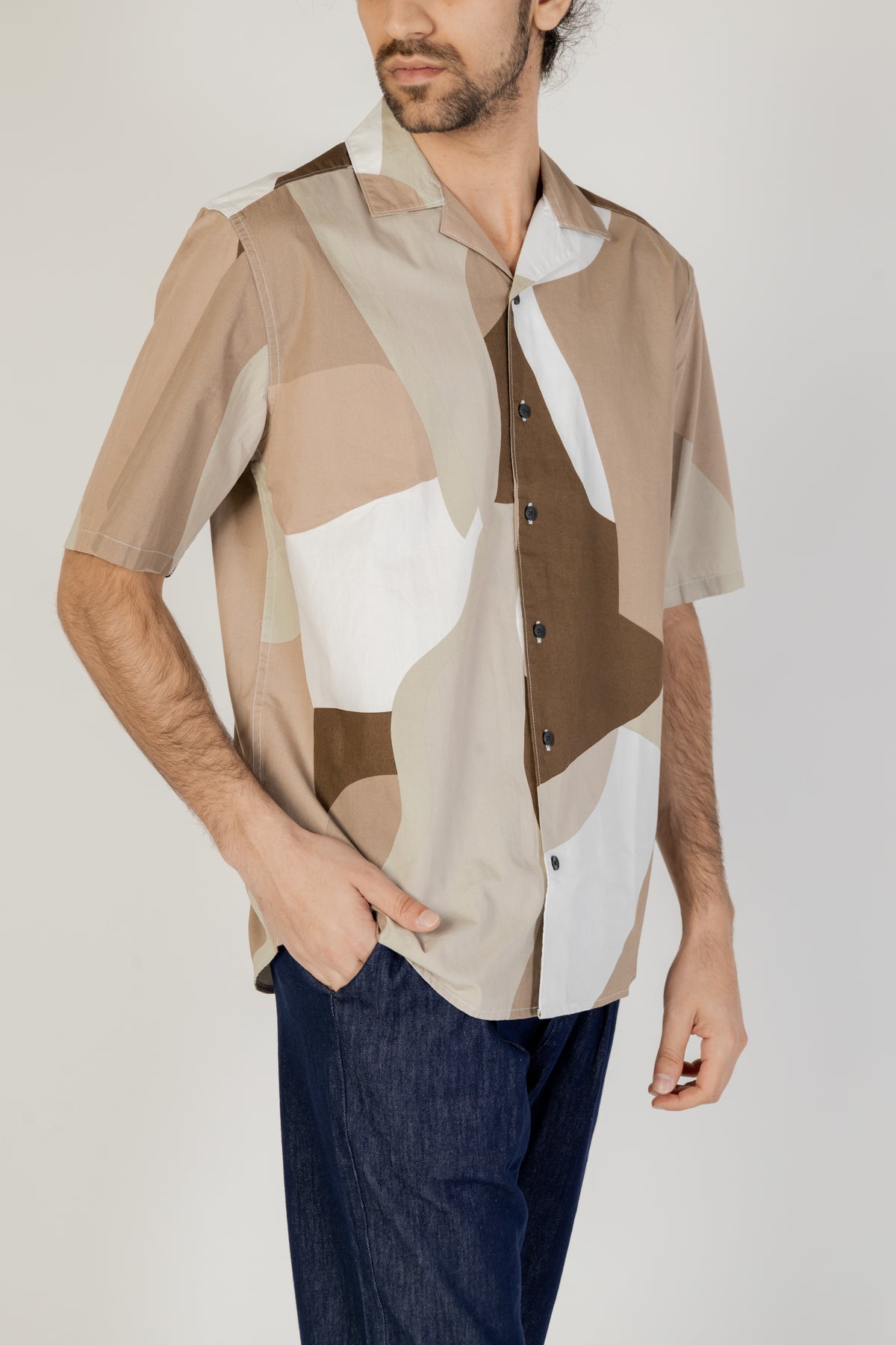 Short sleeve shirt Only & Sons Onstie Rlx Ss Aop Resort