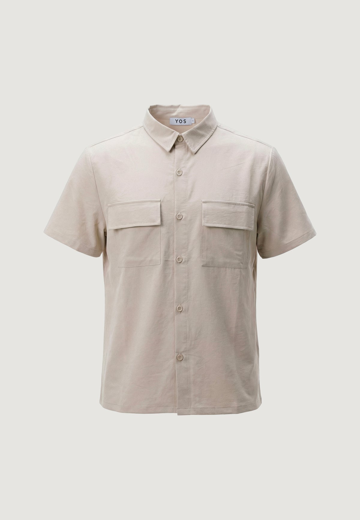 Camicia manica corta YOS CAMICIA OVER M/M CUPRO TESSUTO LEGGERO