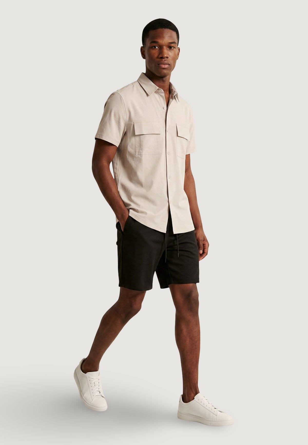 Camicia manica corta YOS CAMICIA OVER M/M CUPRO TESSUTO LEGGERO