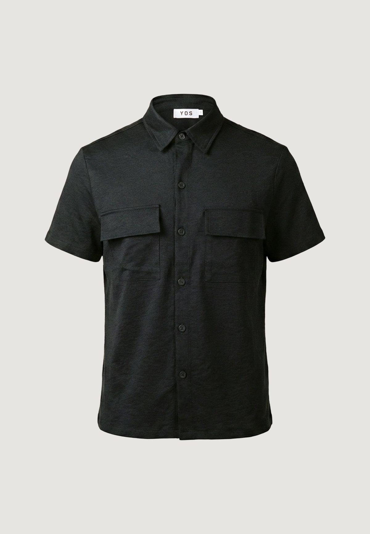 Camicia manica corta YOS CAMICIA OVER M/M CUPRO TESSUTO LEGGERO