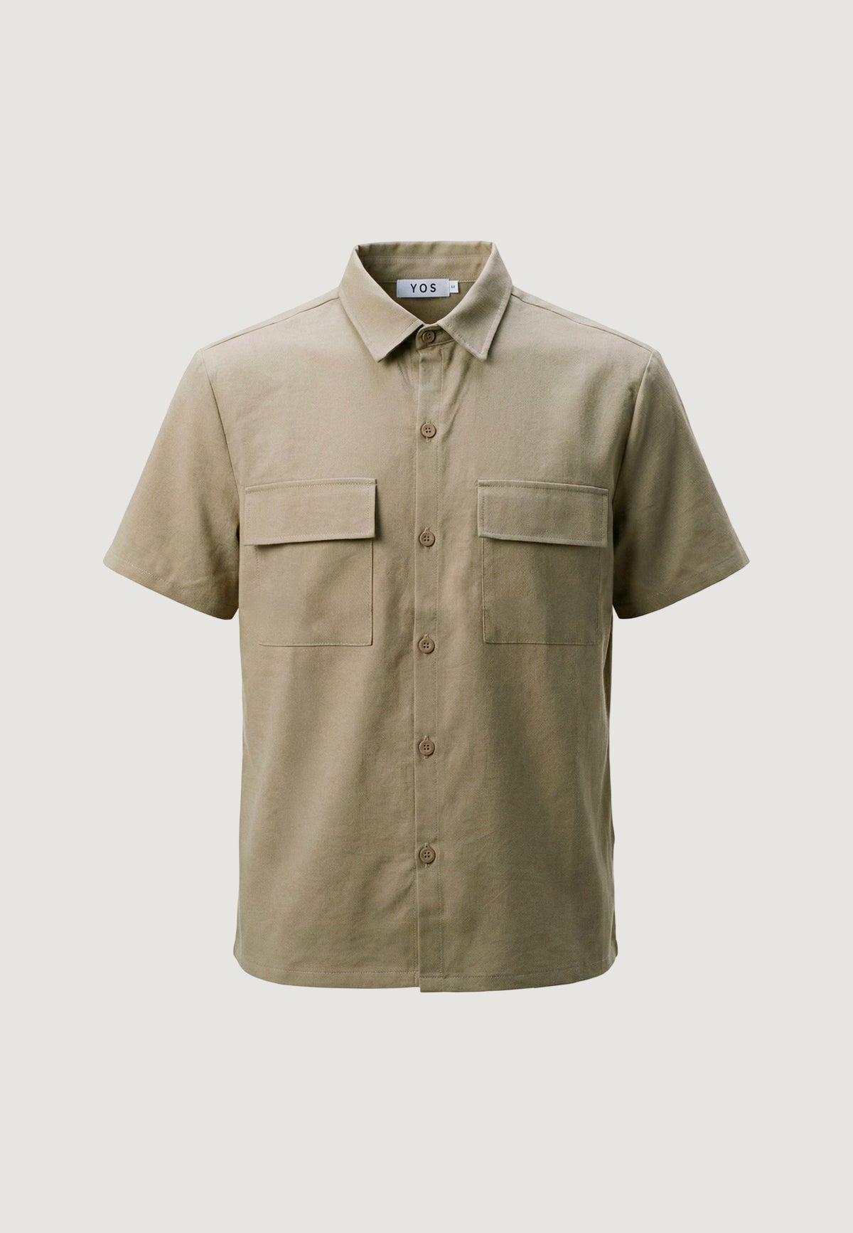 Camicia manica corta YOS CAMICIA OVER M/M CUPRO TESSUTO LEGGERO