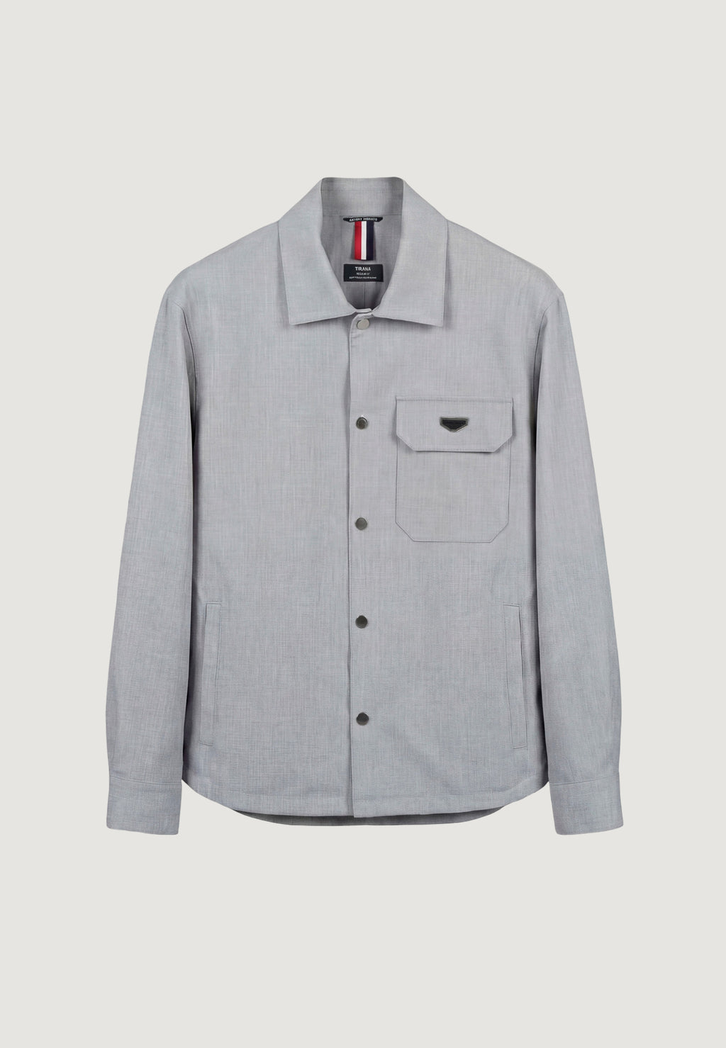 Long sleeve shirt Antony Morato TIRANA REGULAR FIT WITH LOGOED METAL BADGE