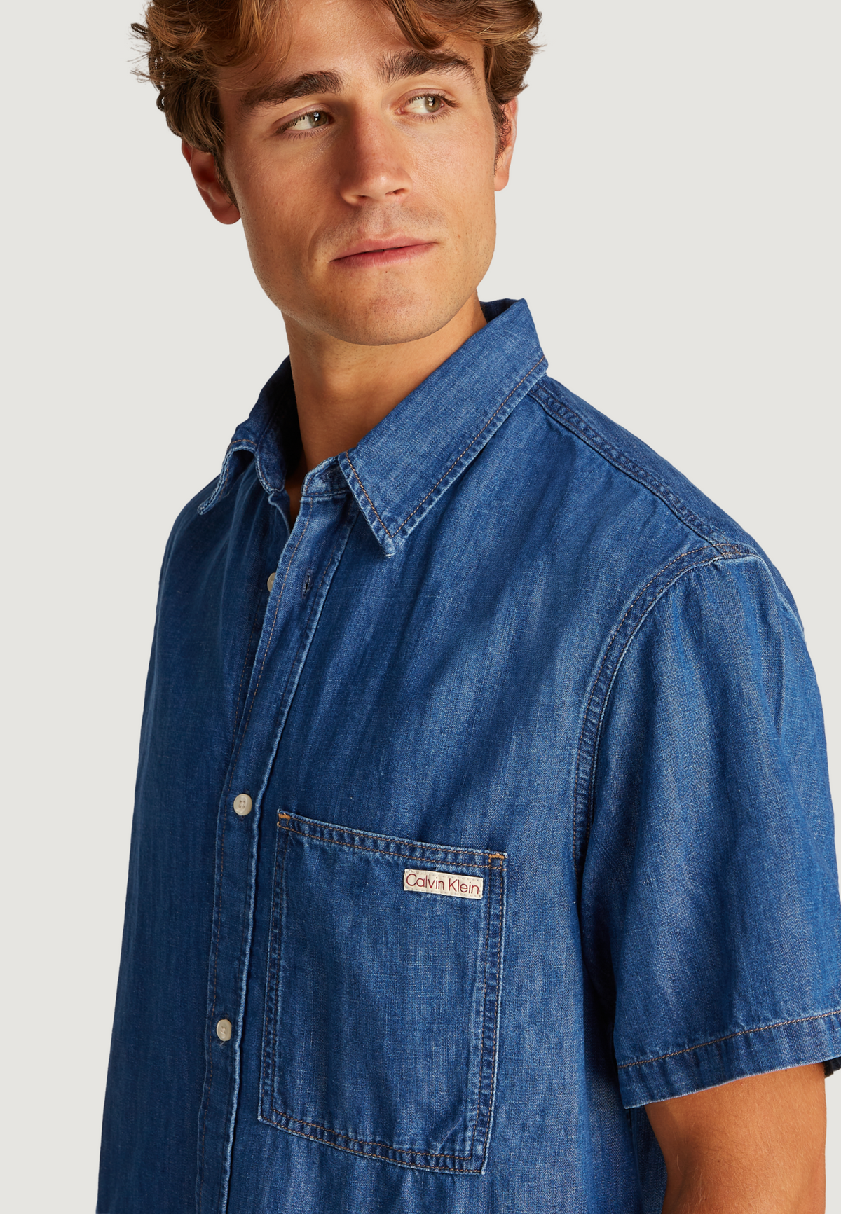 Camicia manica lunga Calvin Klein Jeans REGULAR SS DENIM