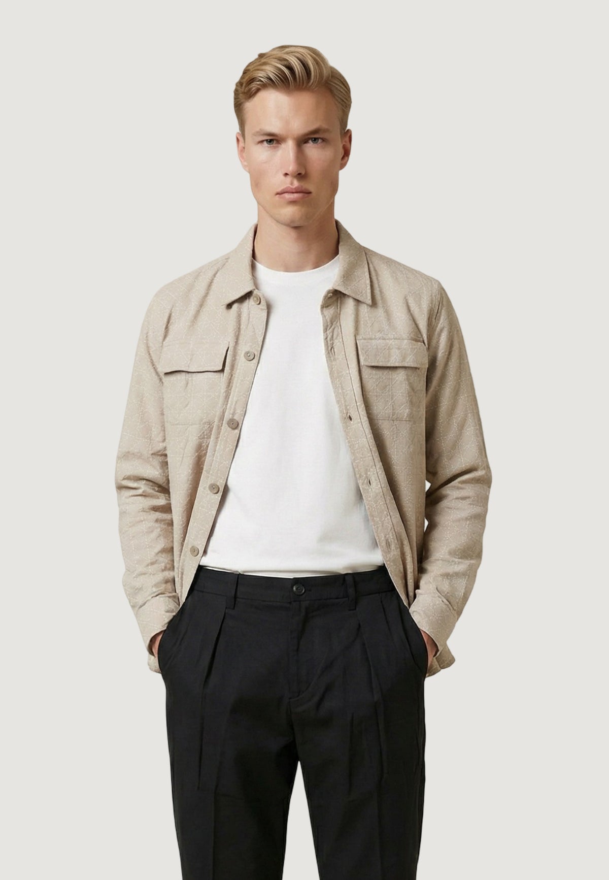 Camicia manica lunga Gianni Lupo OVERSHIRT