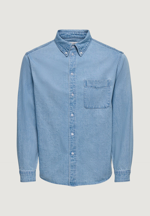 Camicia manica lunga Only & Sons Onsorson Regular Yfm Dnm Shirt Noos