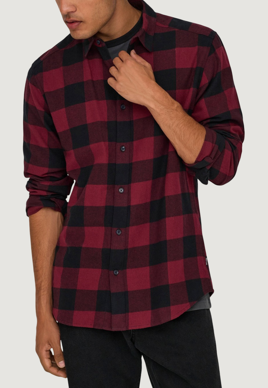 Camicia manica lunga Only & Sons ONSGUDMUND LS CHECKED SHIRT NOOS