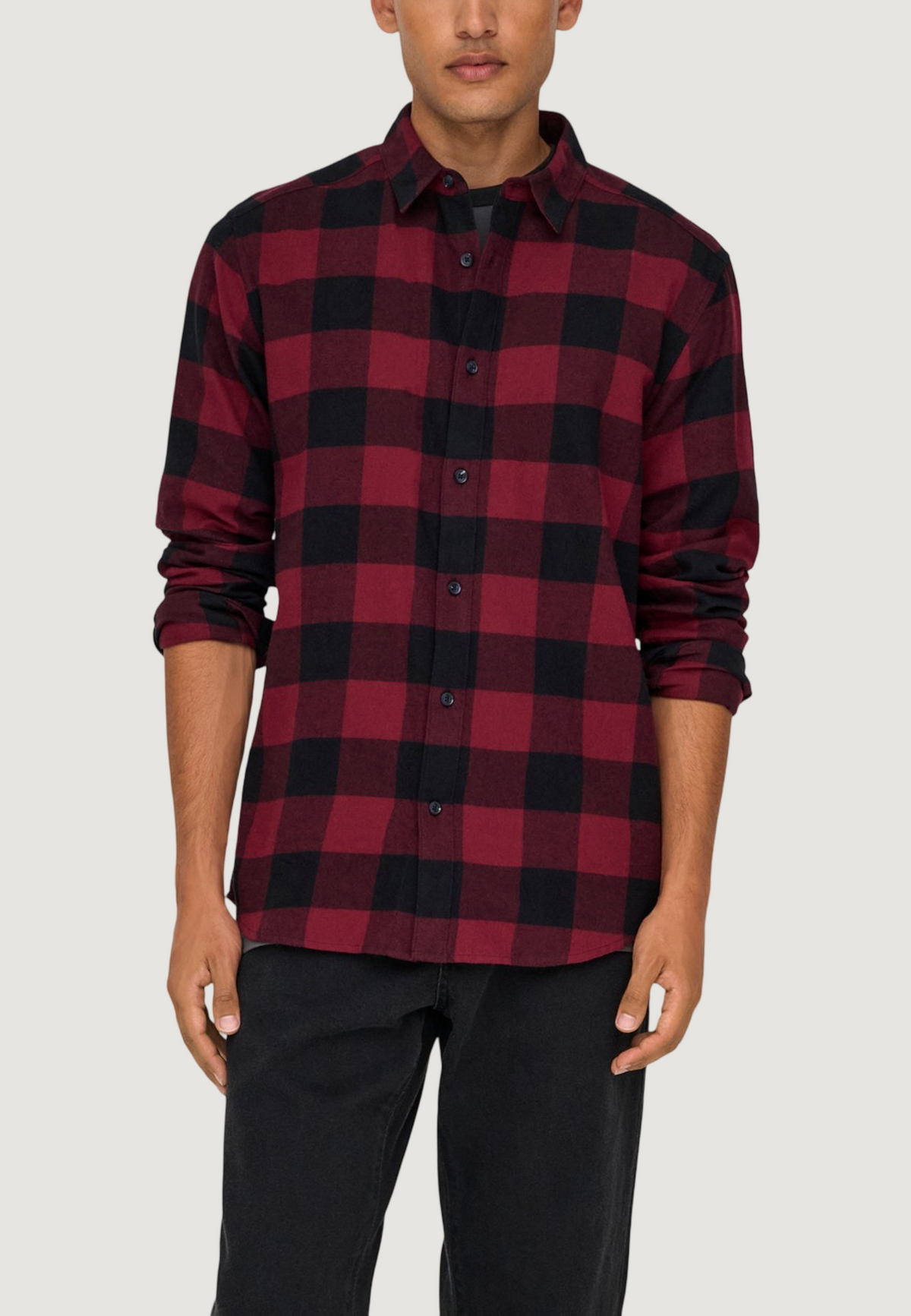 Camicia manica lunga Only & Sons ONSGUDMUND LS CHECKED SHIRT NOOS