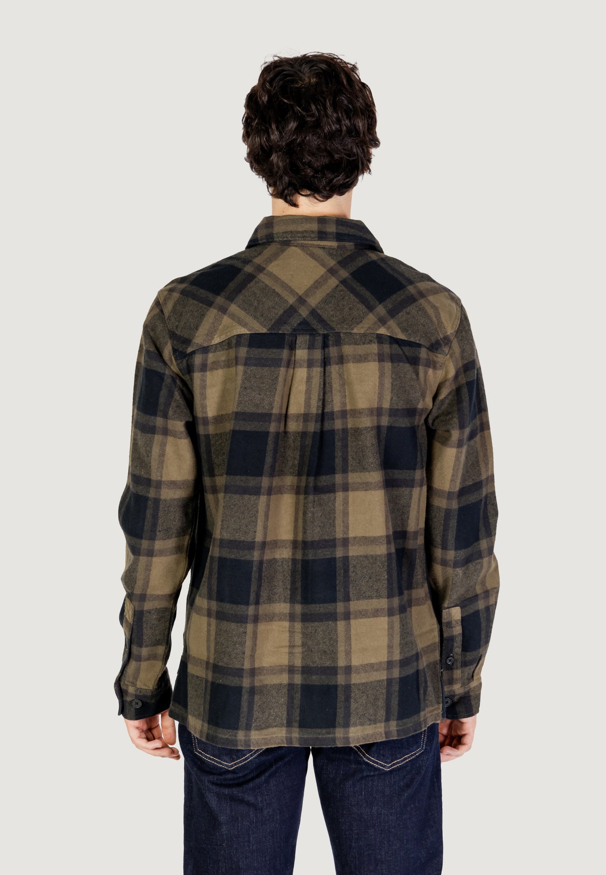 Long sleeve shirt Only & Sons ONSCEDRIC LIFE CHECK OVERSHIRT NOOS