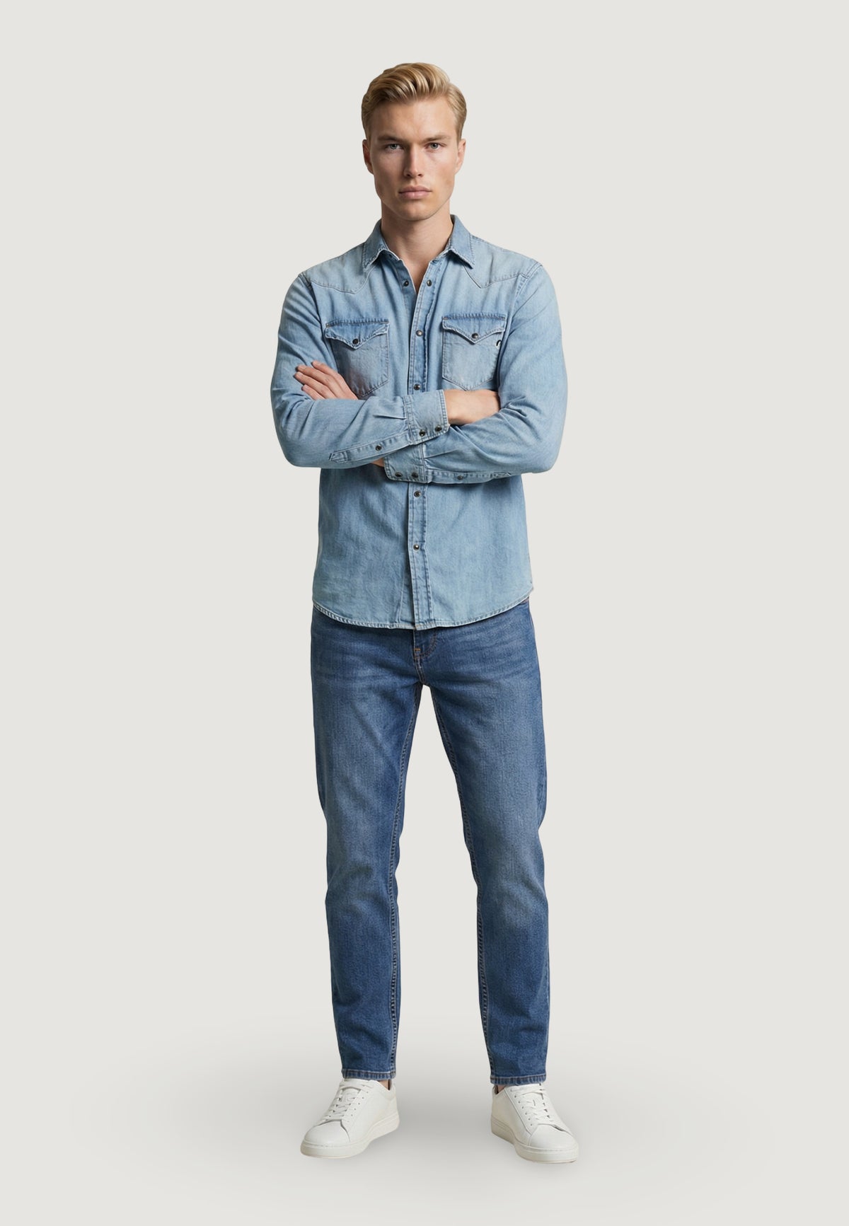 Camicia manica lunga Replay REGULAR