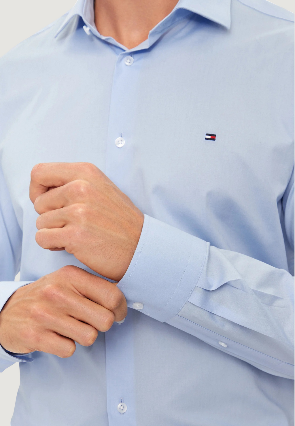 Camicia manica lunga Tommy Hilfiger CL - FLEX POPLIN SF