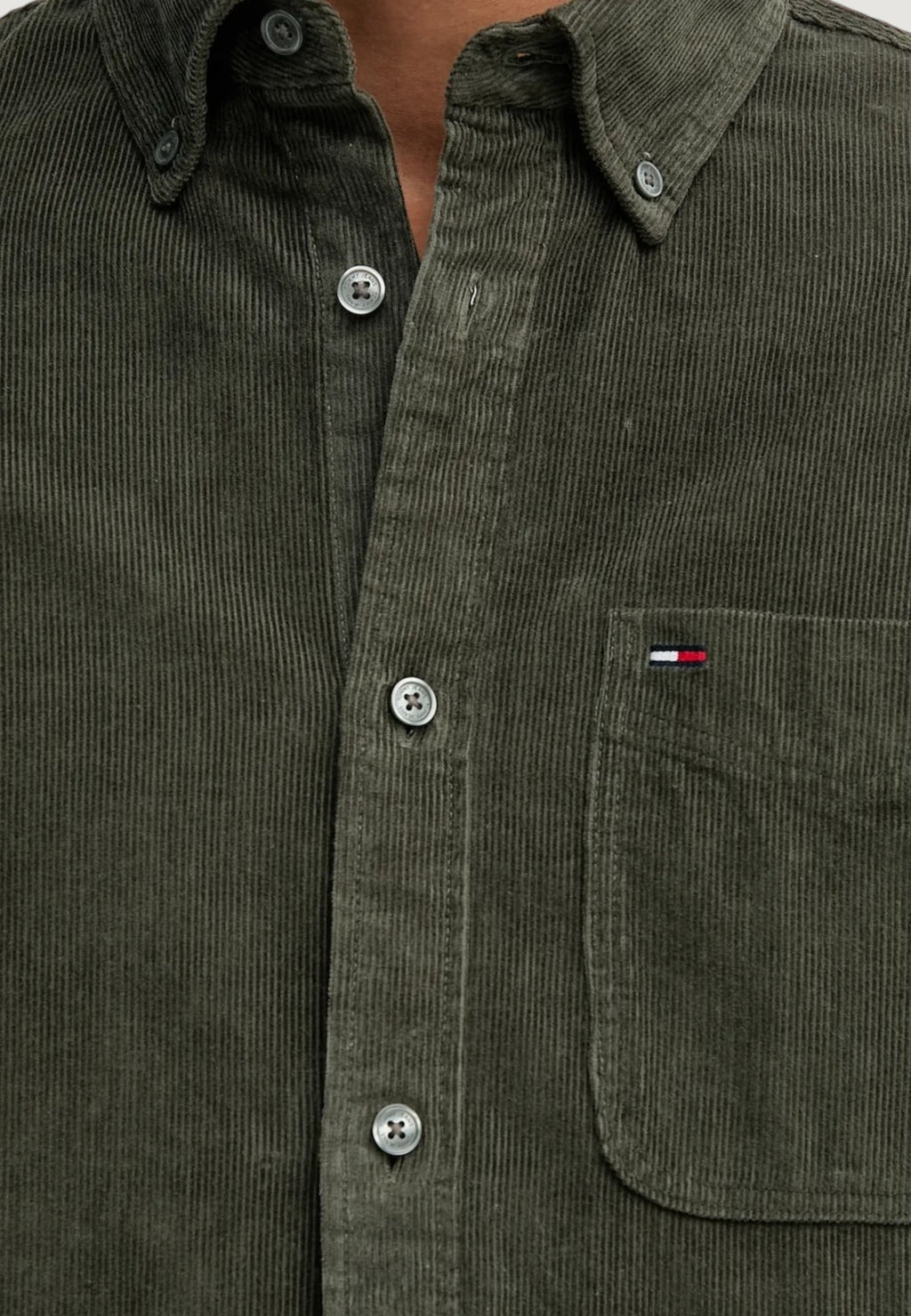 Long sleeve shirt Tommy Hilfiger Jeans TJM REG BABY CORD SH