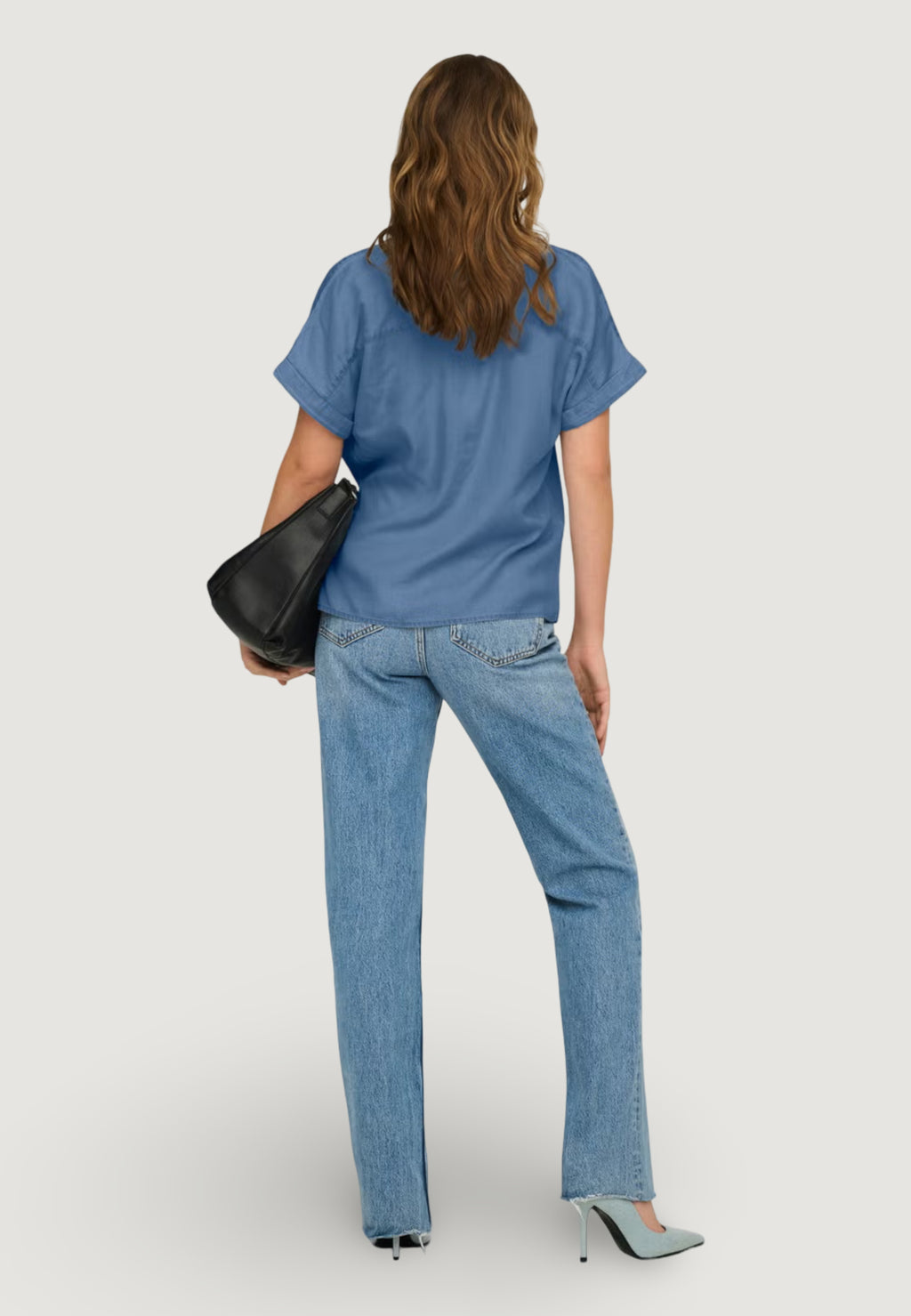 Short sleeves shirts Only ONLCHARIS LIFE CAP SLEEVE SHIRT WVN CC