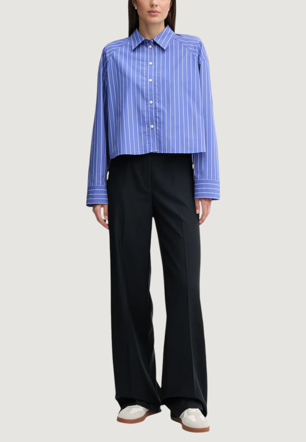 Long sleeves shirts Calvin Klein Jeans YD STRIPE BOXY CROPP
