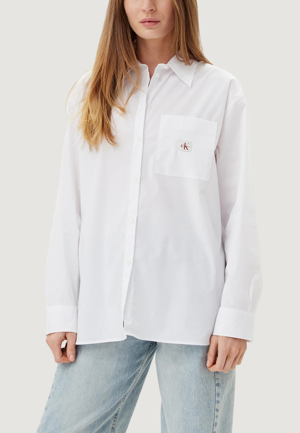 Long sleeves shirts Calvin Klein Jeans POPLIN RELAXED SHIRT