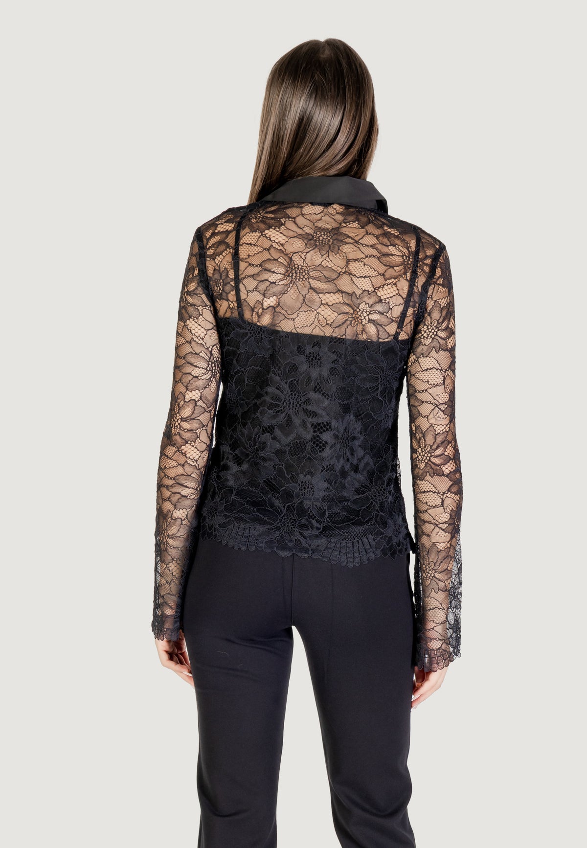Long sleeves shirts Guess LS ANTOINETTE LACE SHIRT