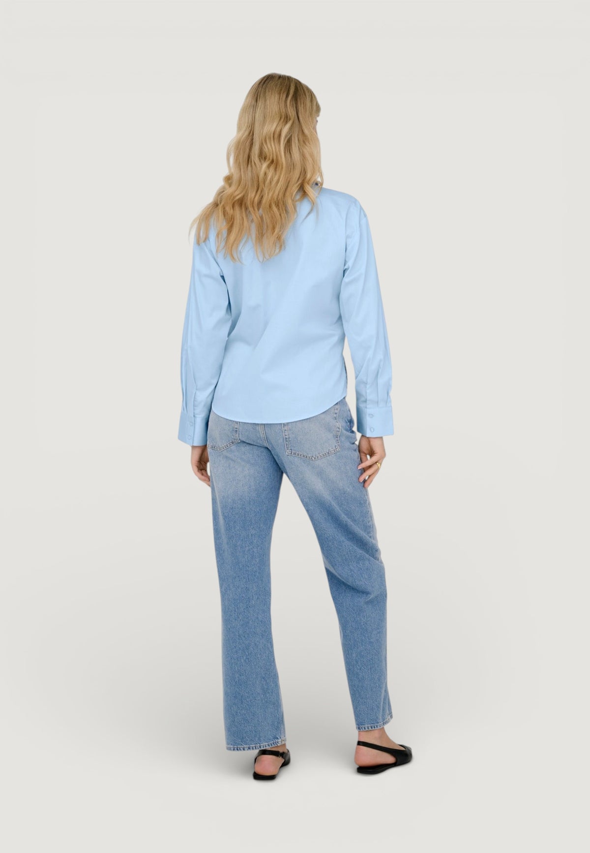 Camicia manica lunga Jacqueline de Yong JDYWILLOW LOOSE L/S BOW SHIRT WVN