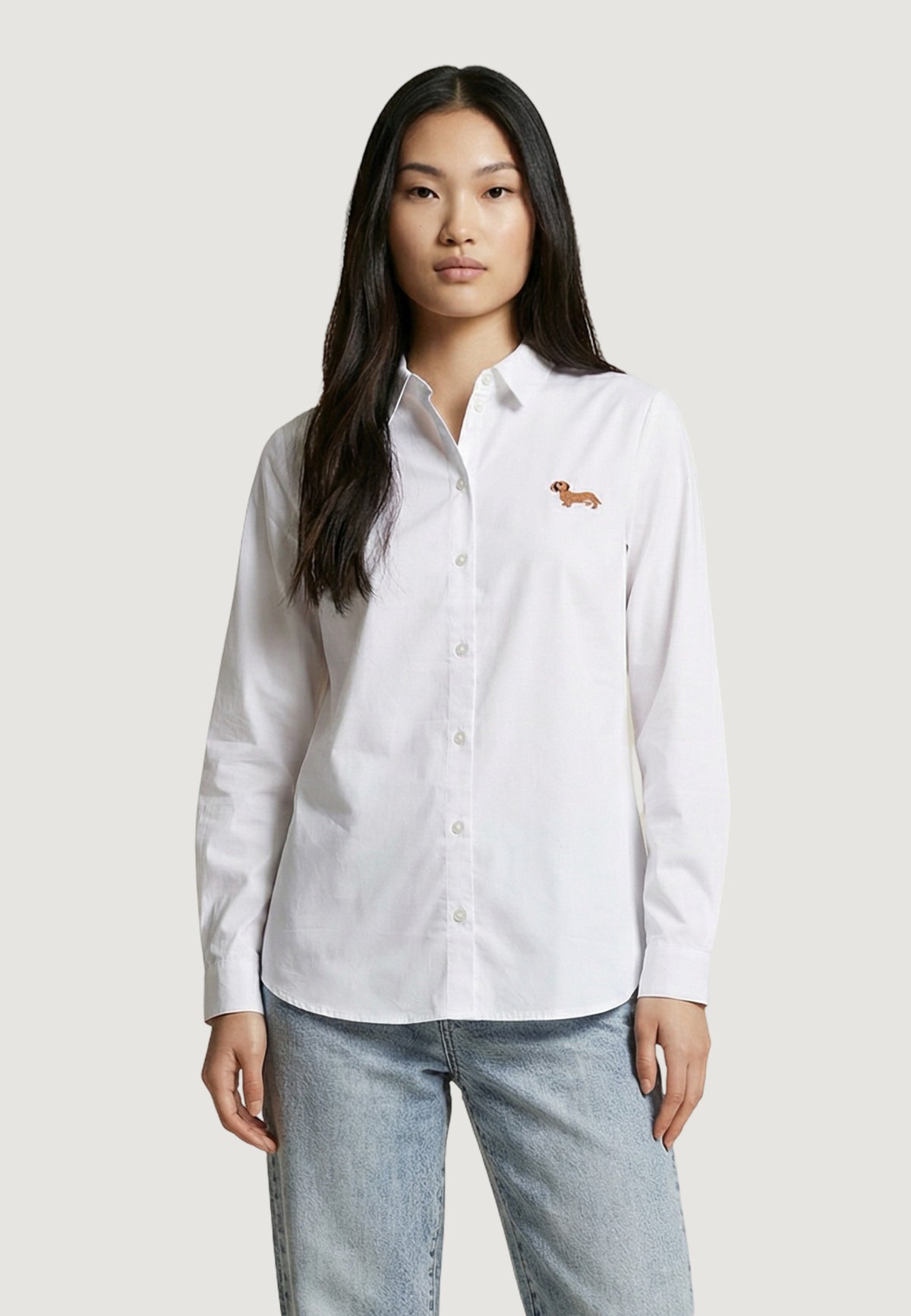 Camicia manica lunga Jacqueline de Yong Jdymio L/S Embroidery Shirt Wvn Noos