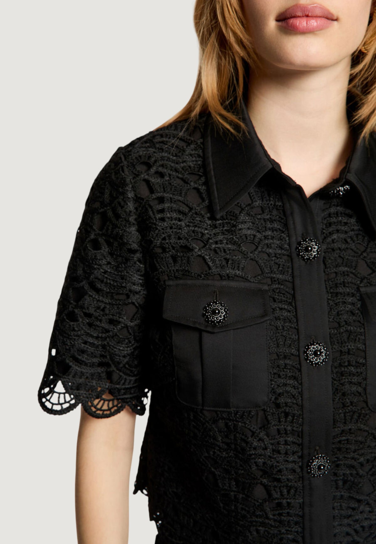 Camicia manica corta Morgan De Toi 251-CREMA