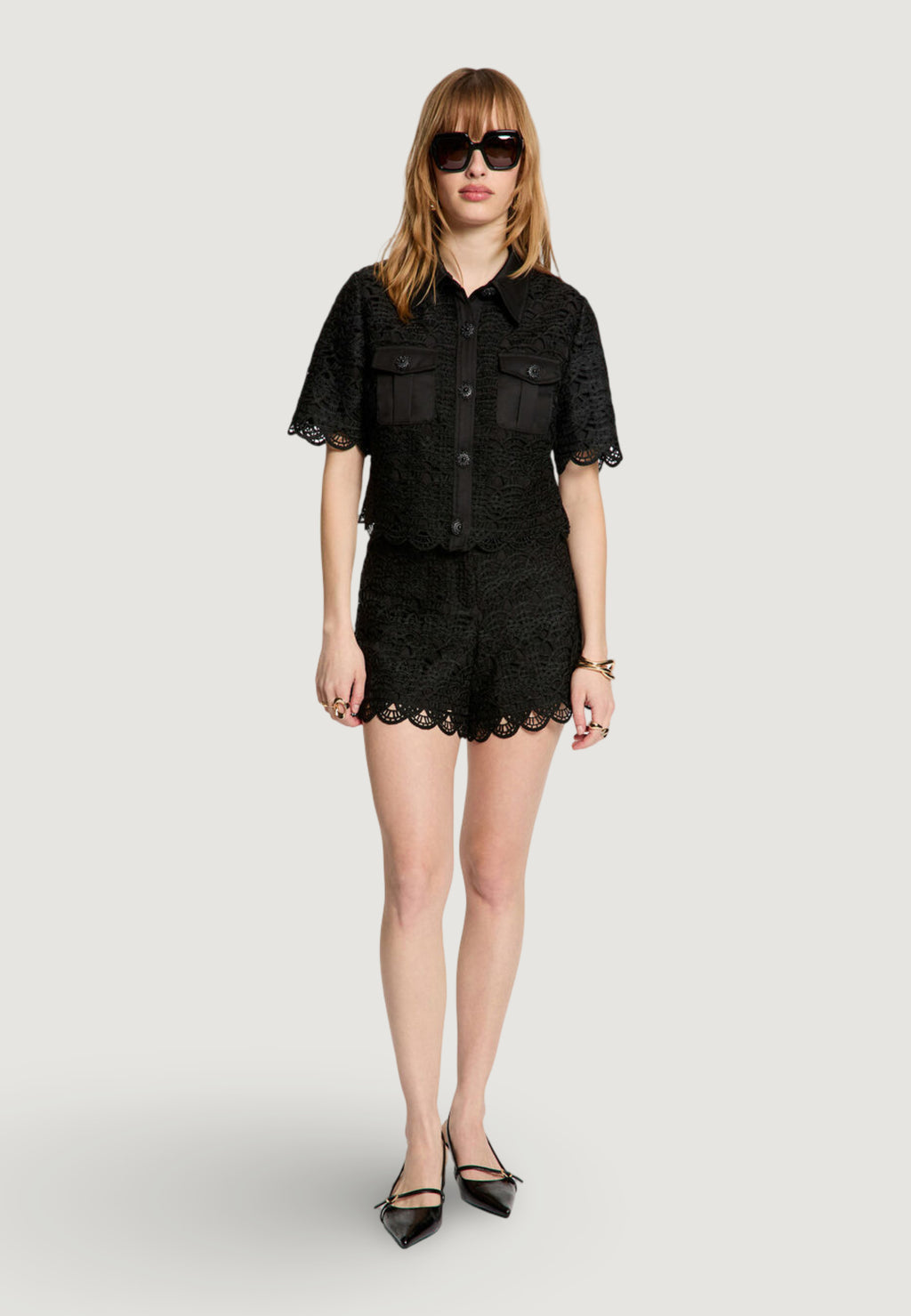 Camicia manica corta Morgan De Toi 251-CREMA