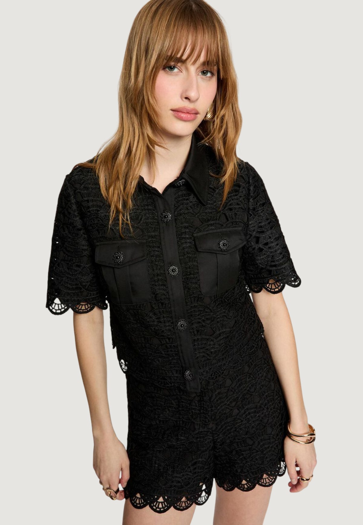 Camicia manica corta Morgan De Toi 251-CREMA