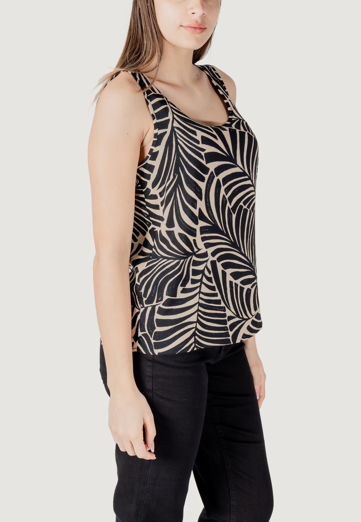 Tank top Only Onlnova Life Vis S/L Aop