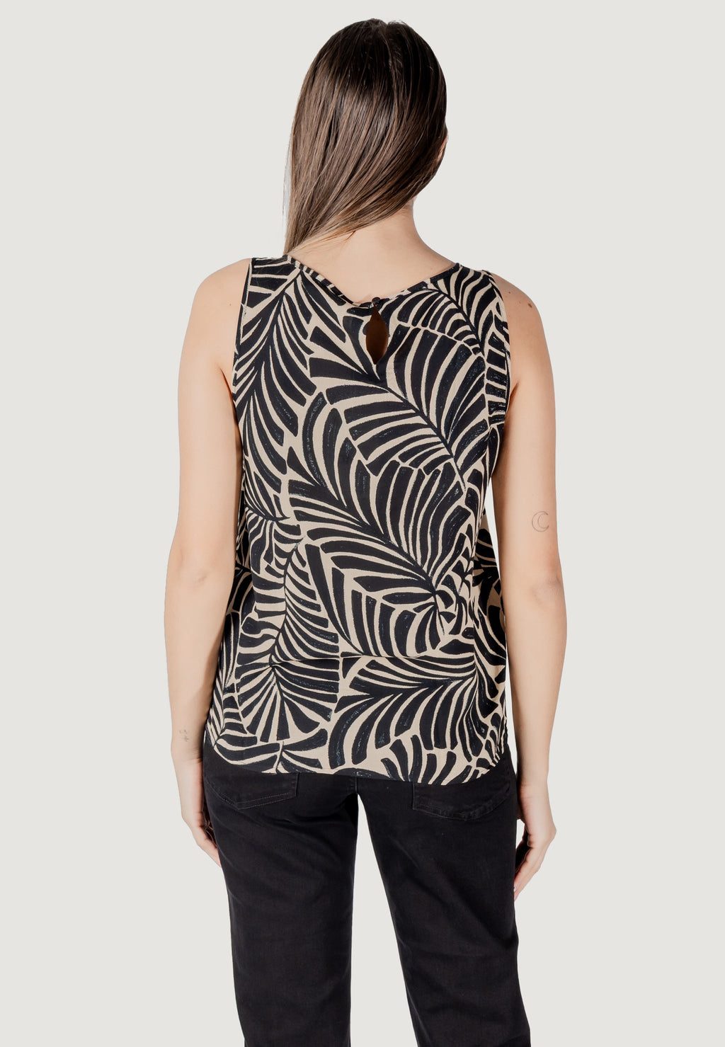 Tank top Only Onlnova Life Vis S/L Aop