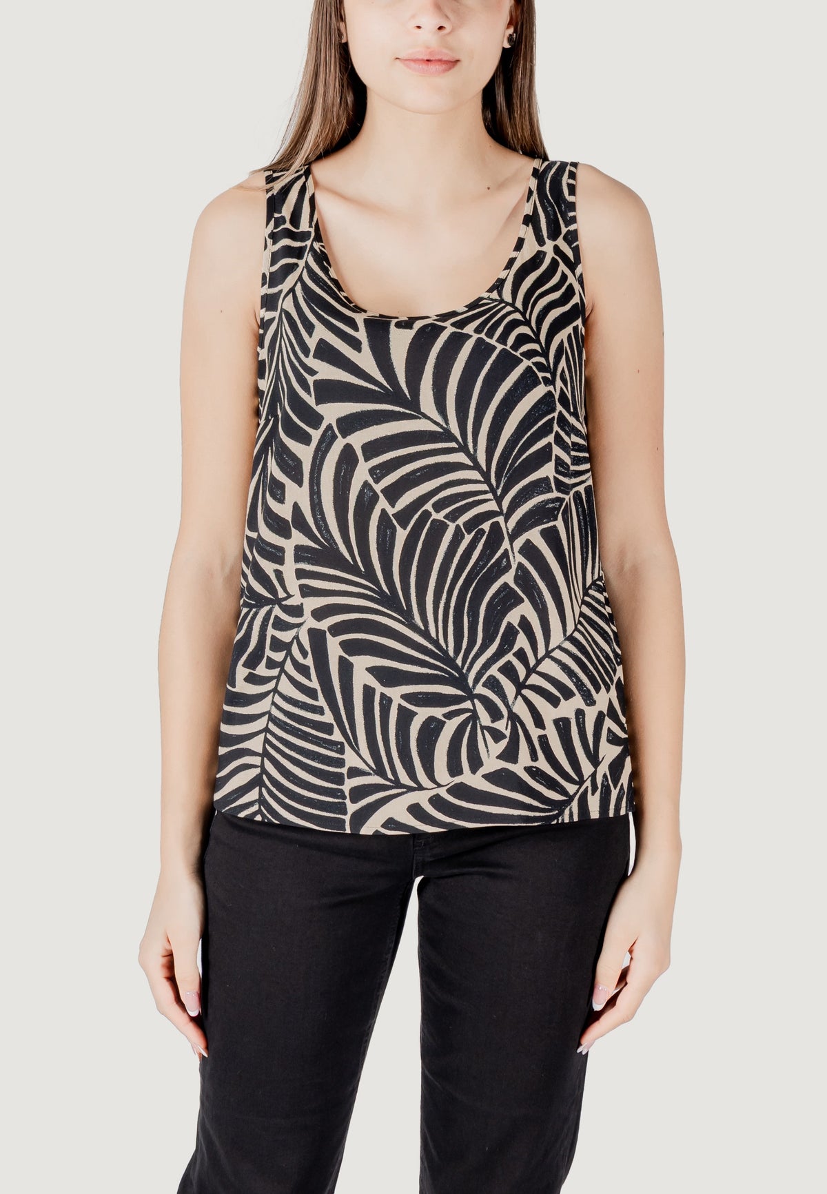 Tank top Only Onlnova Life Vis S/L Aop