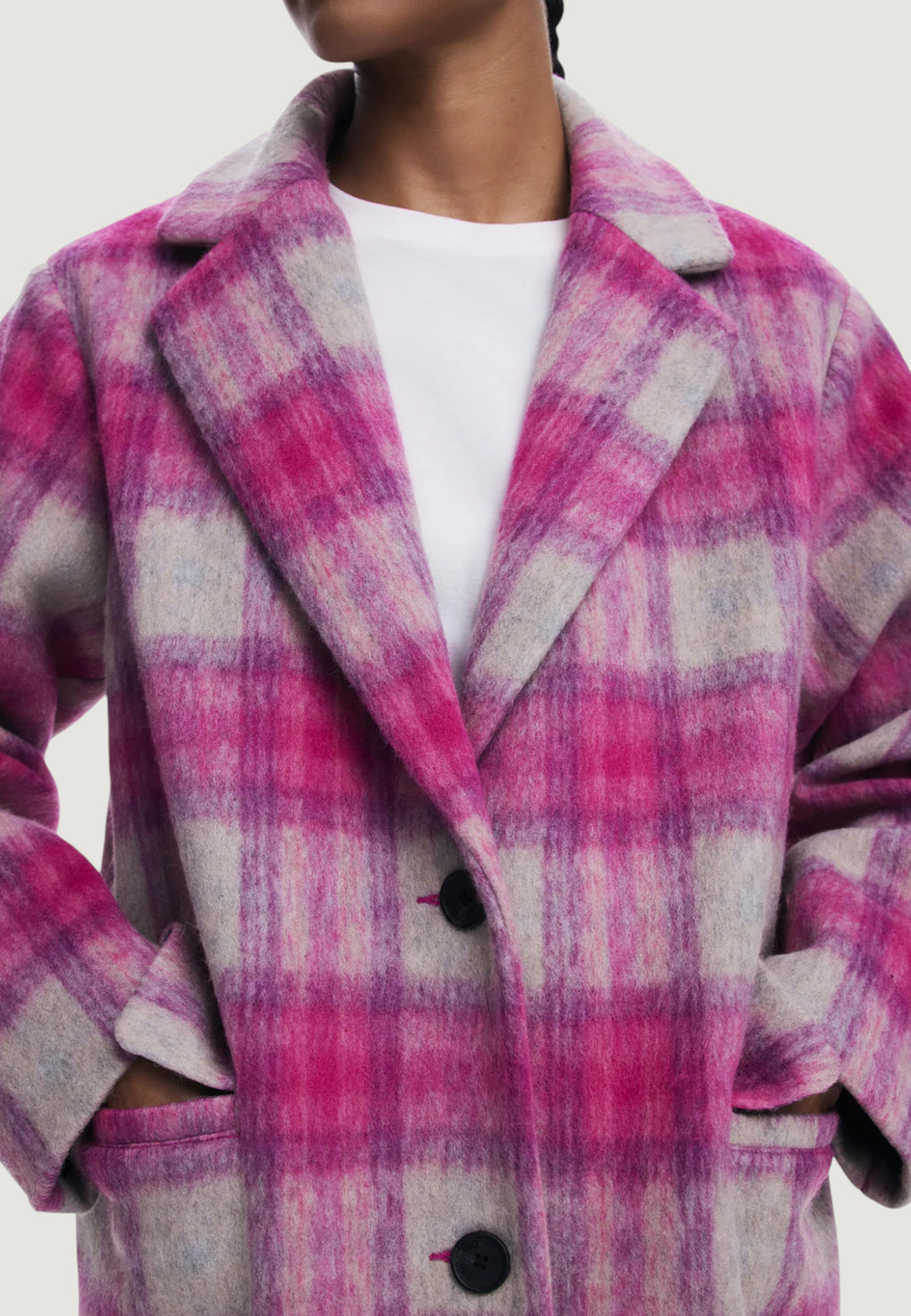 Cappotto Desigual COAT_PINKCHECK