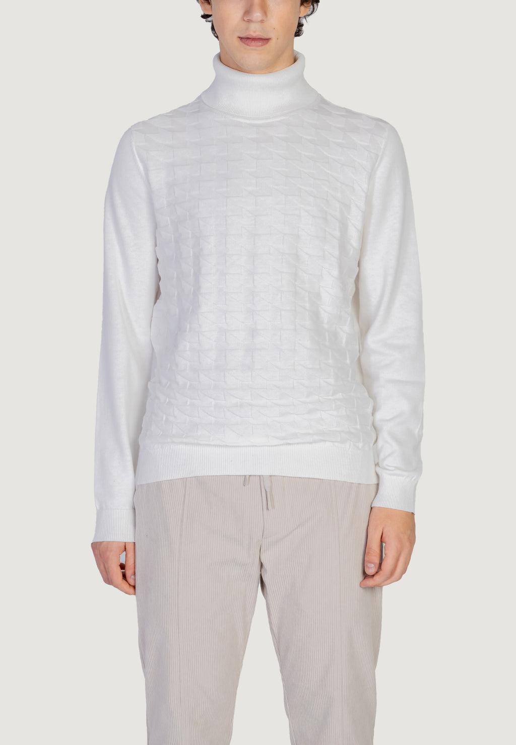 Dolcevita Antony Morato COTTON WOOL BLEND YARN WITH JACQUARD 3D