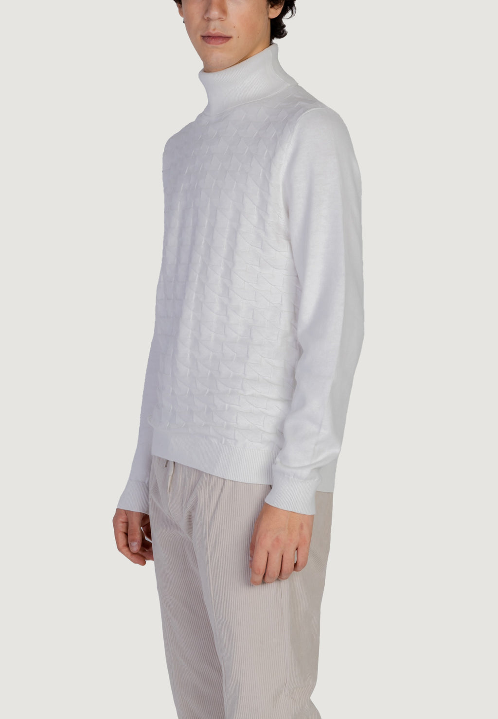 Dolcevita Antony Morato COTTON WOOL BLEND YARN WITH JACQUARD 3D