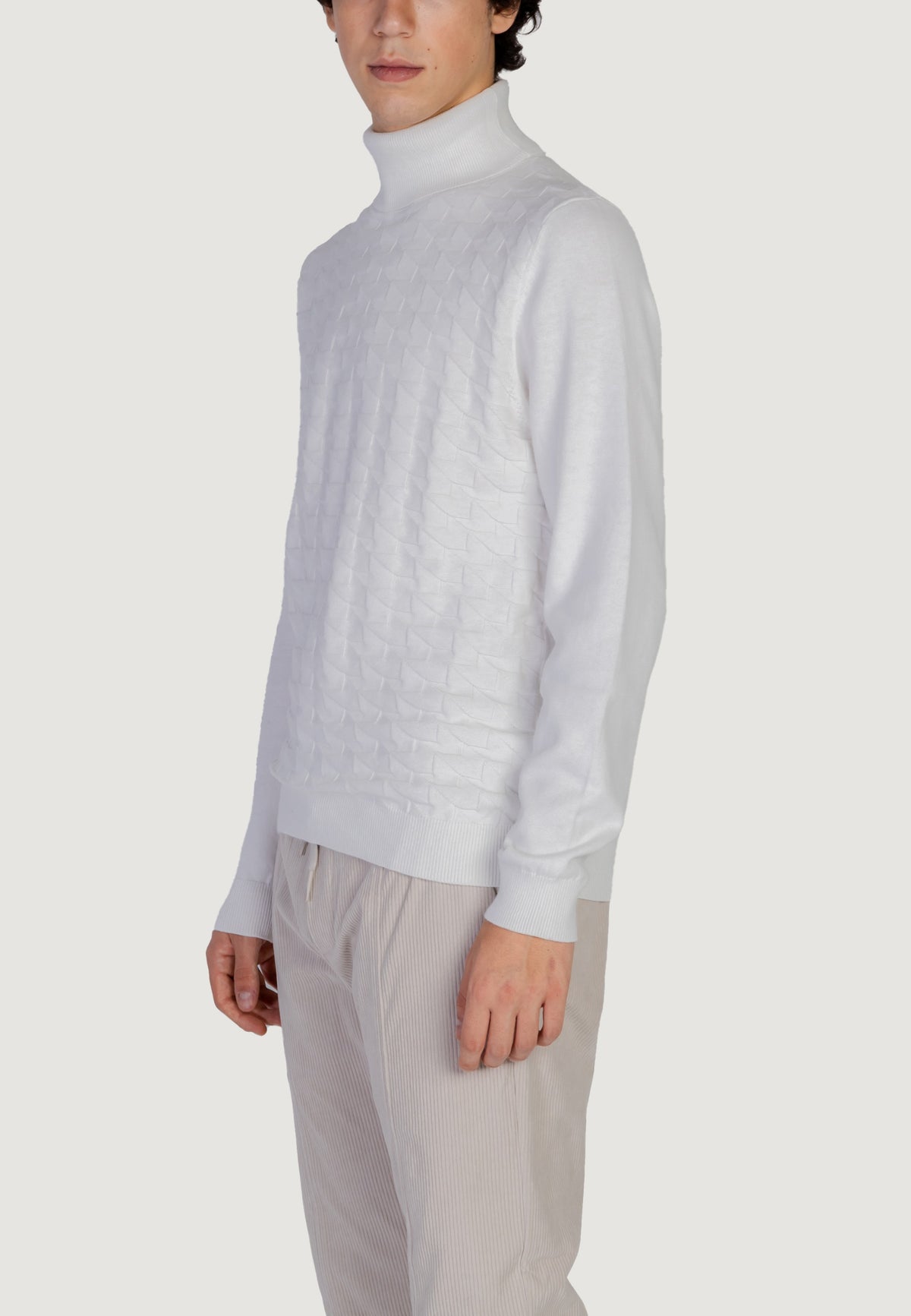Dolcevita Antony Morato COTTON WOOL BLEND YARN WITH JACQUARD 3D