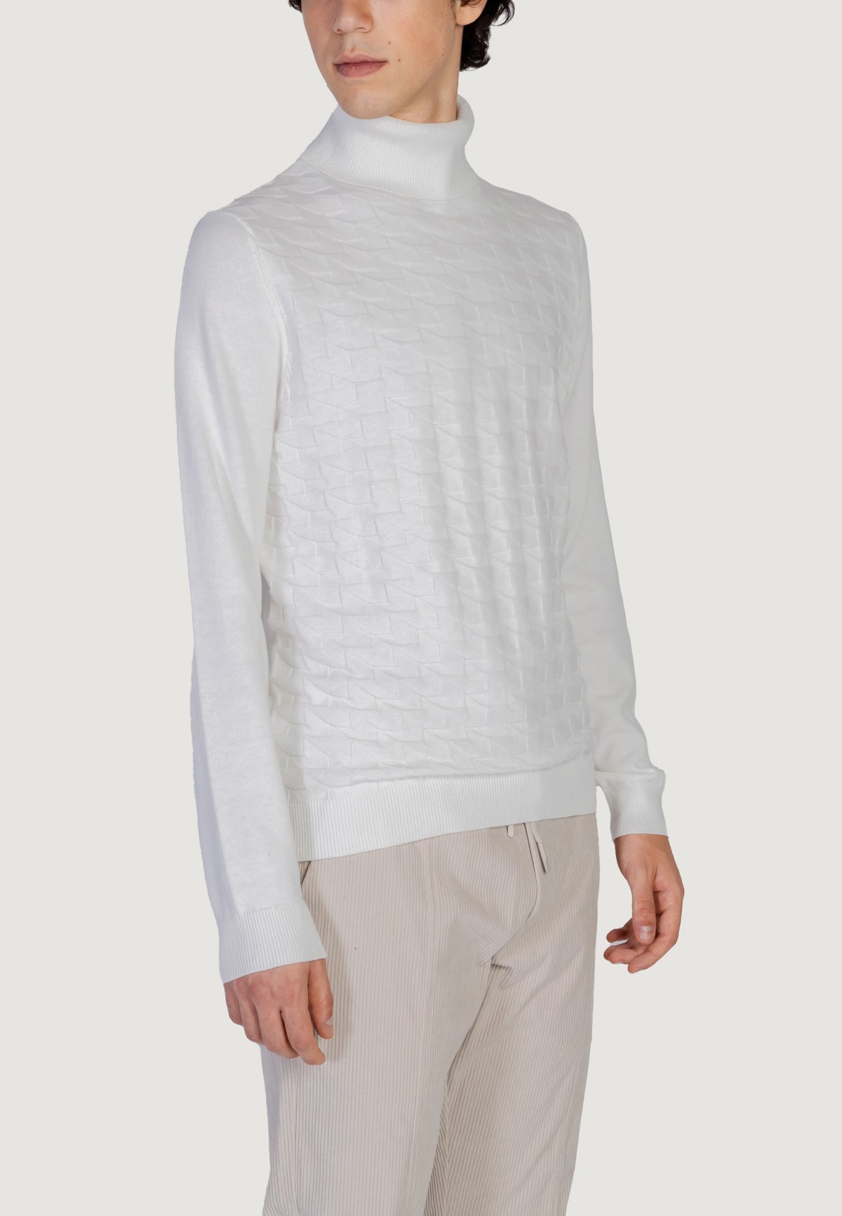 Dolcevita Antony Morato COTTON WOOL BLEND YARN WITH JACQUARD 3D