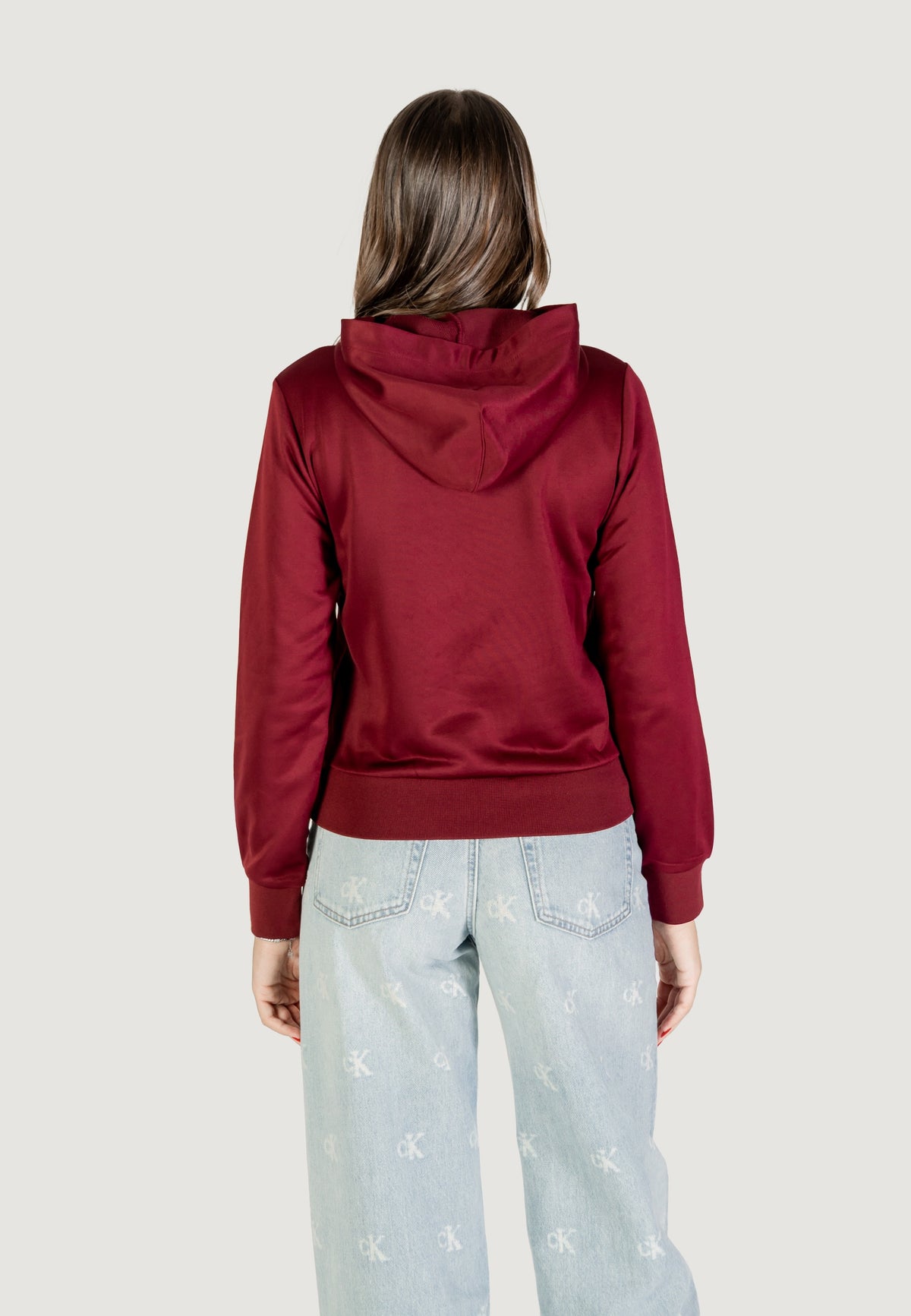Felpa con cappuccio Calvin Klein LS HGH SHN FRNCH TRR