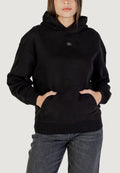 Felpa con cappuccio Calvin Klein Jeans WOVEN LABEL PEACHED