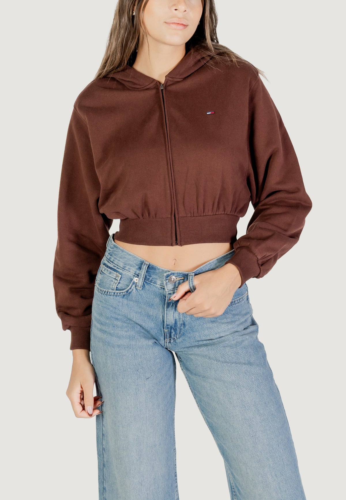 Felpa con cappuccio Tommy Hilfiger Jeans TJW RLX CRP S-FLAG Z