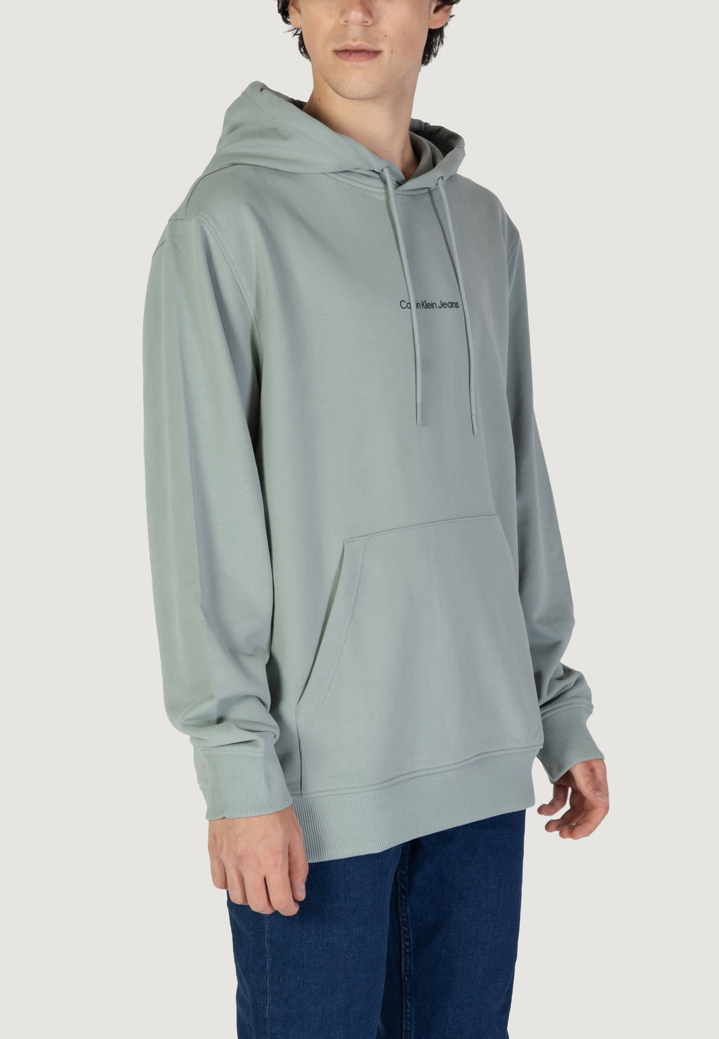 Felpa con cappuccio Calvin Klein Jeans GRID MONOGRAM