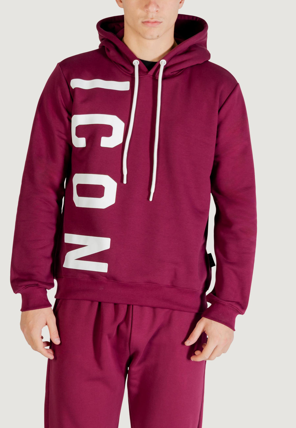 Felpa con cappuccio Icon LOGO VERTICALE
