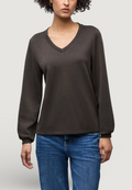 Felpa senza cappuccio Street One EOS_Silk look shirt
