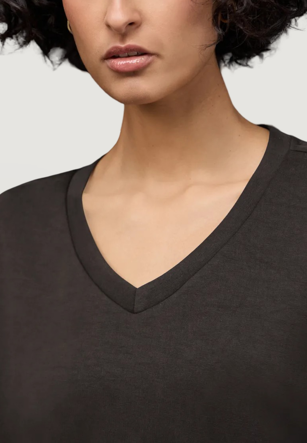 Felpa senza cappuccio Street One EOS_Silk look shirt