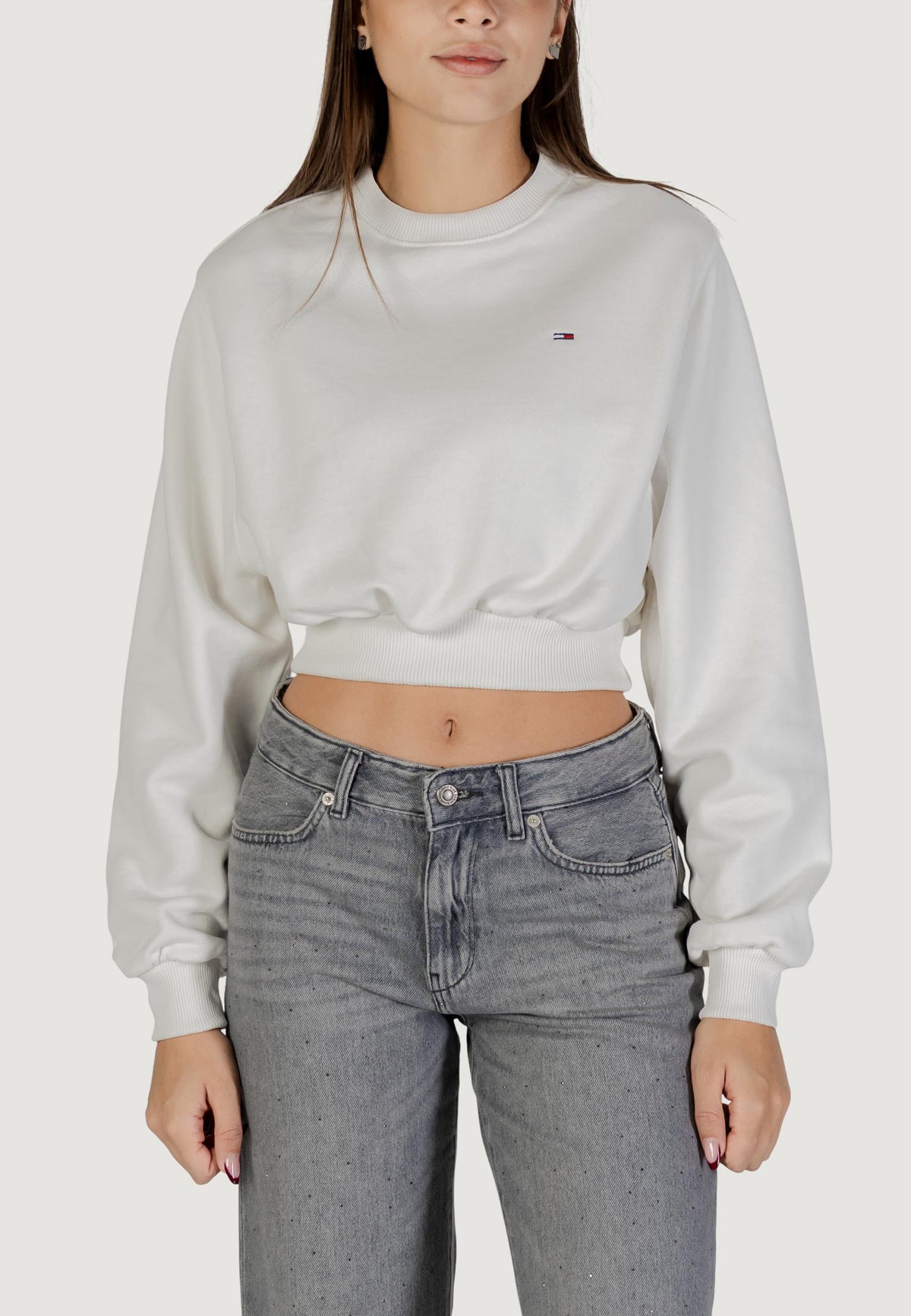 Felpa senza cappuccio Tommy Hilfiger Jeans TJW CRP S-FLAG CREW