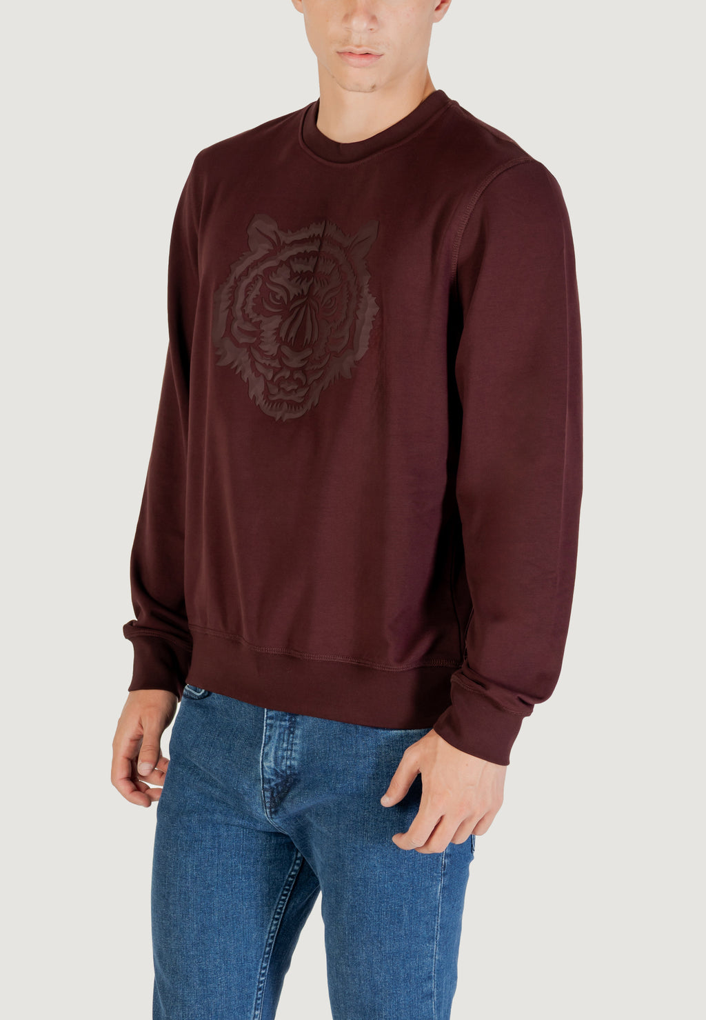 Felpa senza cappuccio Antony Morato REGULAR FIT WITH RUBBER PRISM SHAPE PRINT