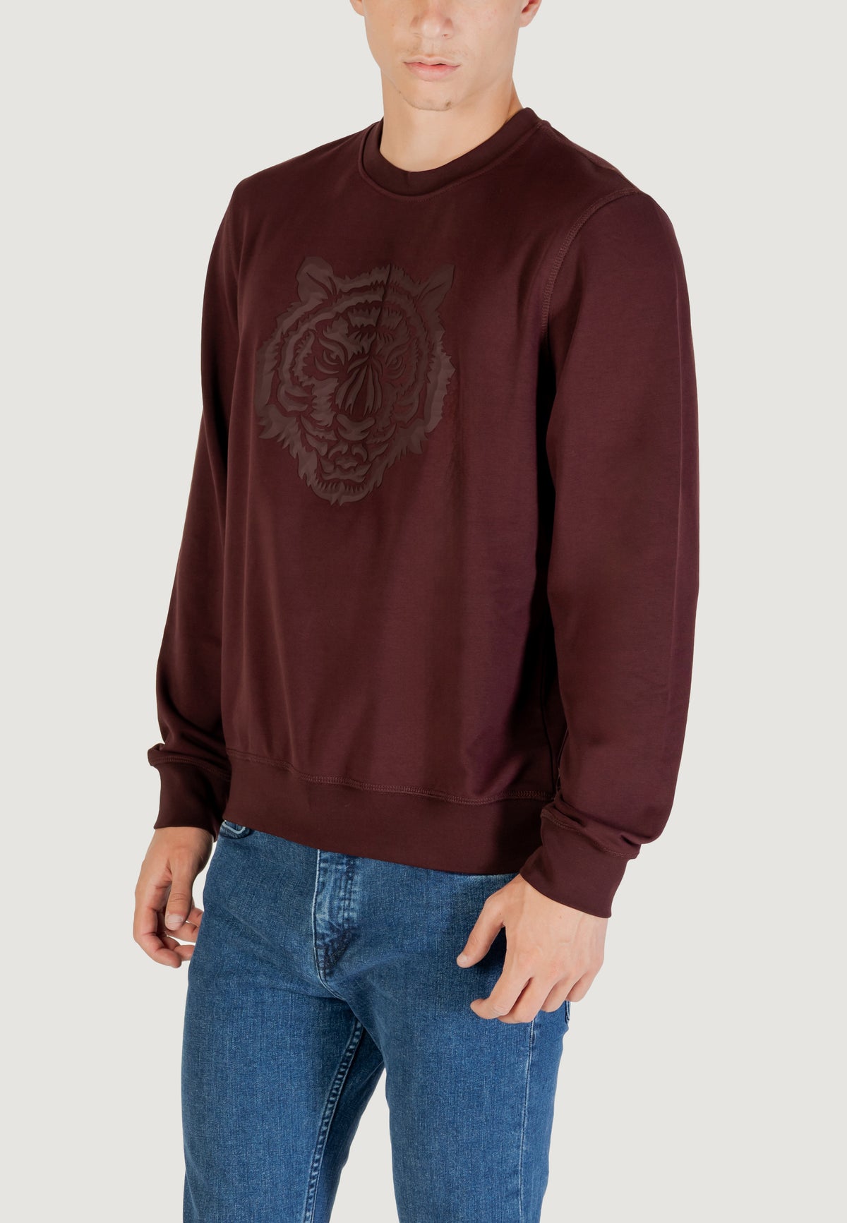 Felpa senza cappuccio Antony Morato REGULAR FIT WITH RUBBER PRISM SHAPE PRINT