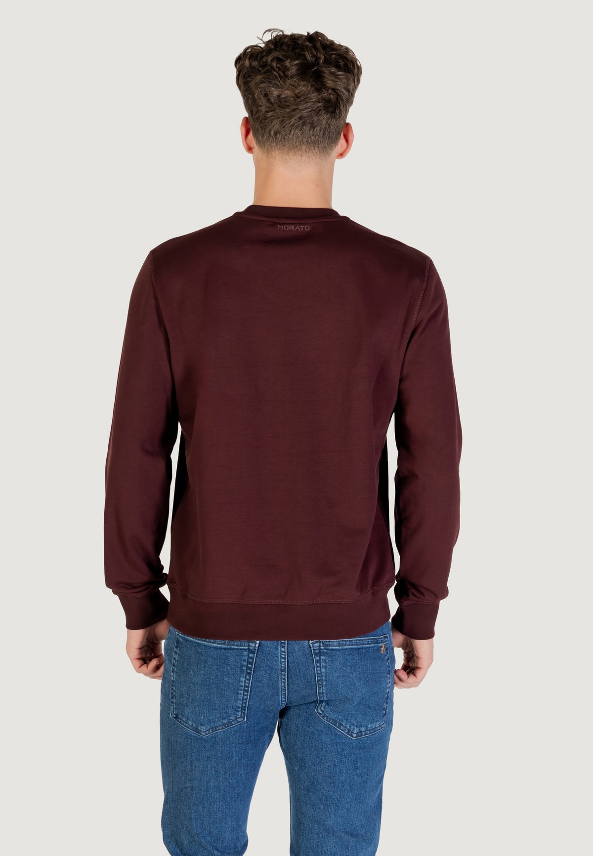 Felpa senza cappuccio Antony Morato REGULAR FIT WITH RUBBER PRISM SHAPE PRINT