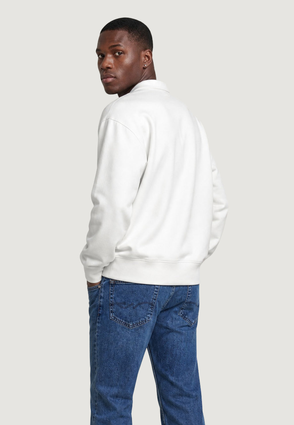 Felpa senza cappuccio Calvin Klein Jeans INTERLOCK CREW