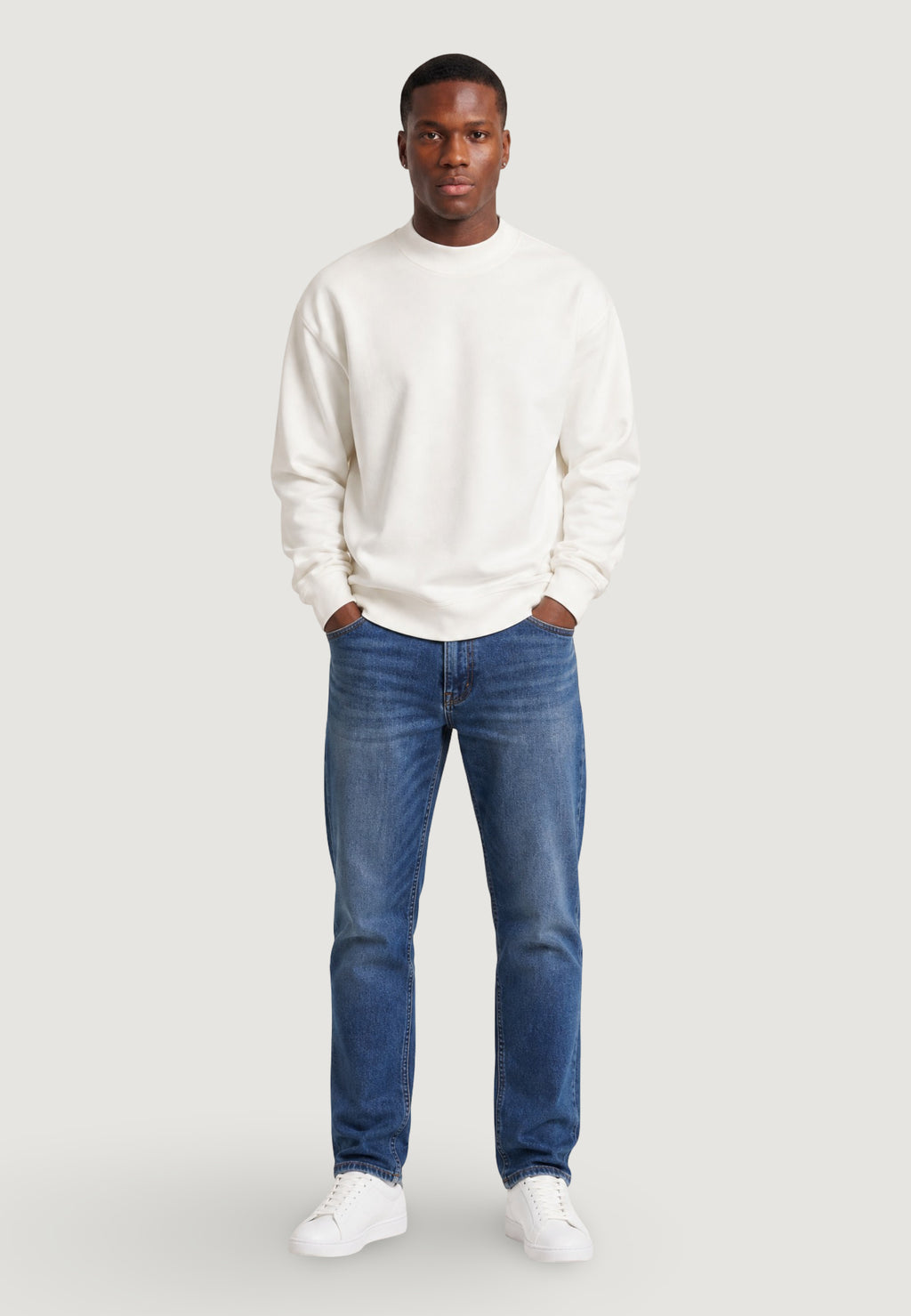 Felpa senza cappuccio Calvin Klein Jeans INTERLOCK CREW