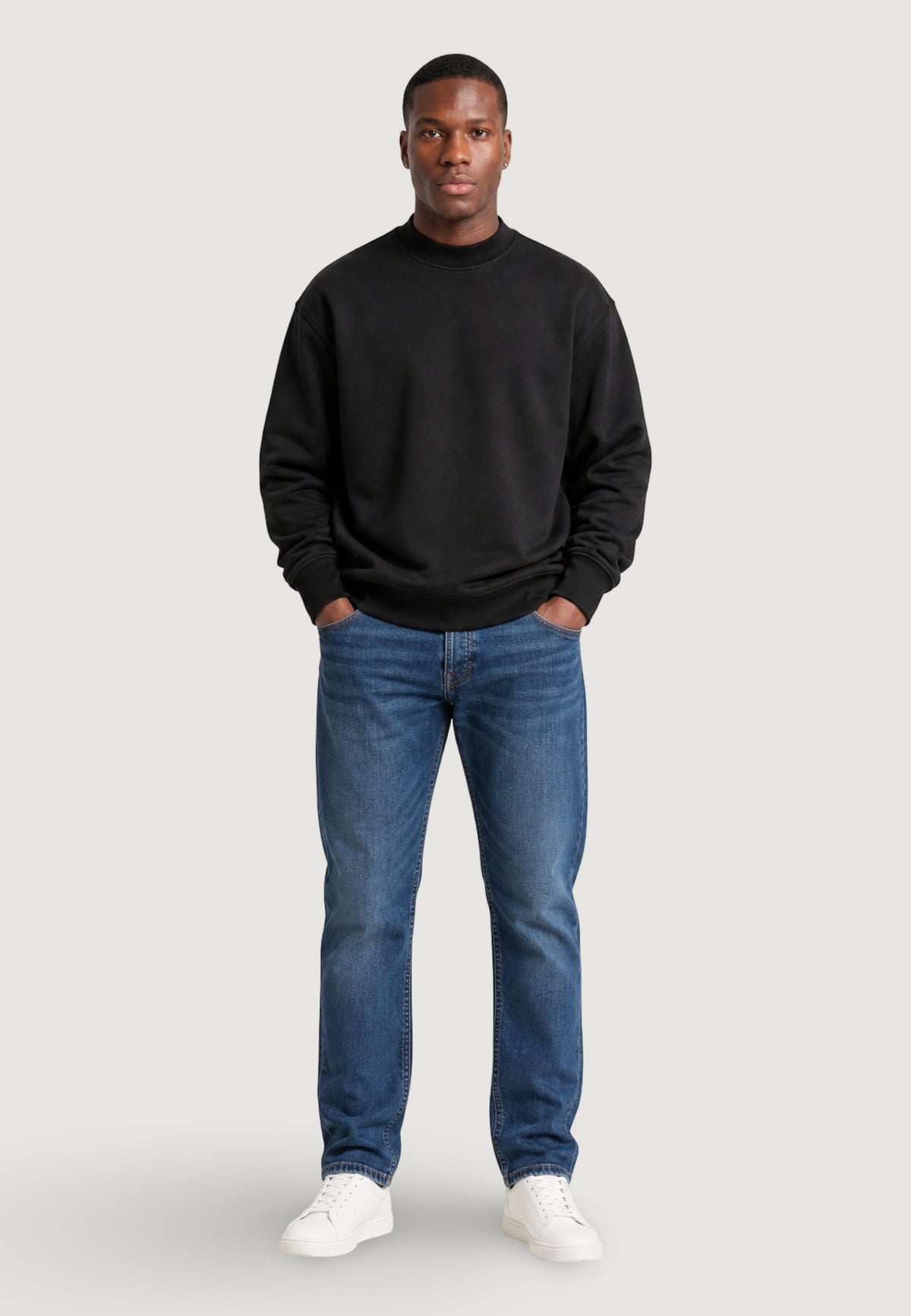 Felpa senza cappuccio Calvin Klein Jeans INTERLOCK CREW
