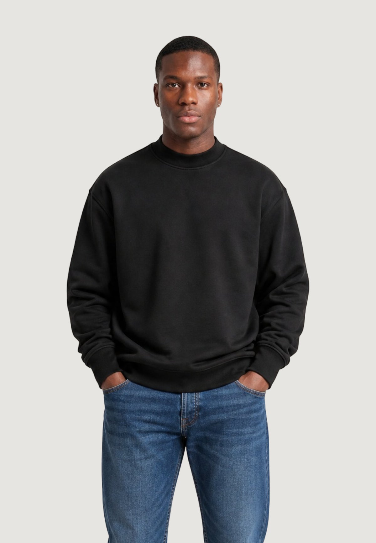 Felpa senza cappuccio Calvin Klein Jeans INTERLOCK CREW