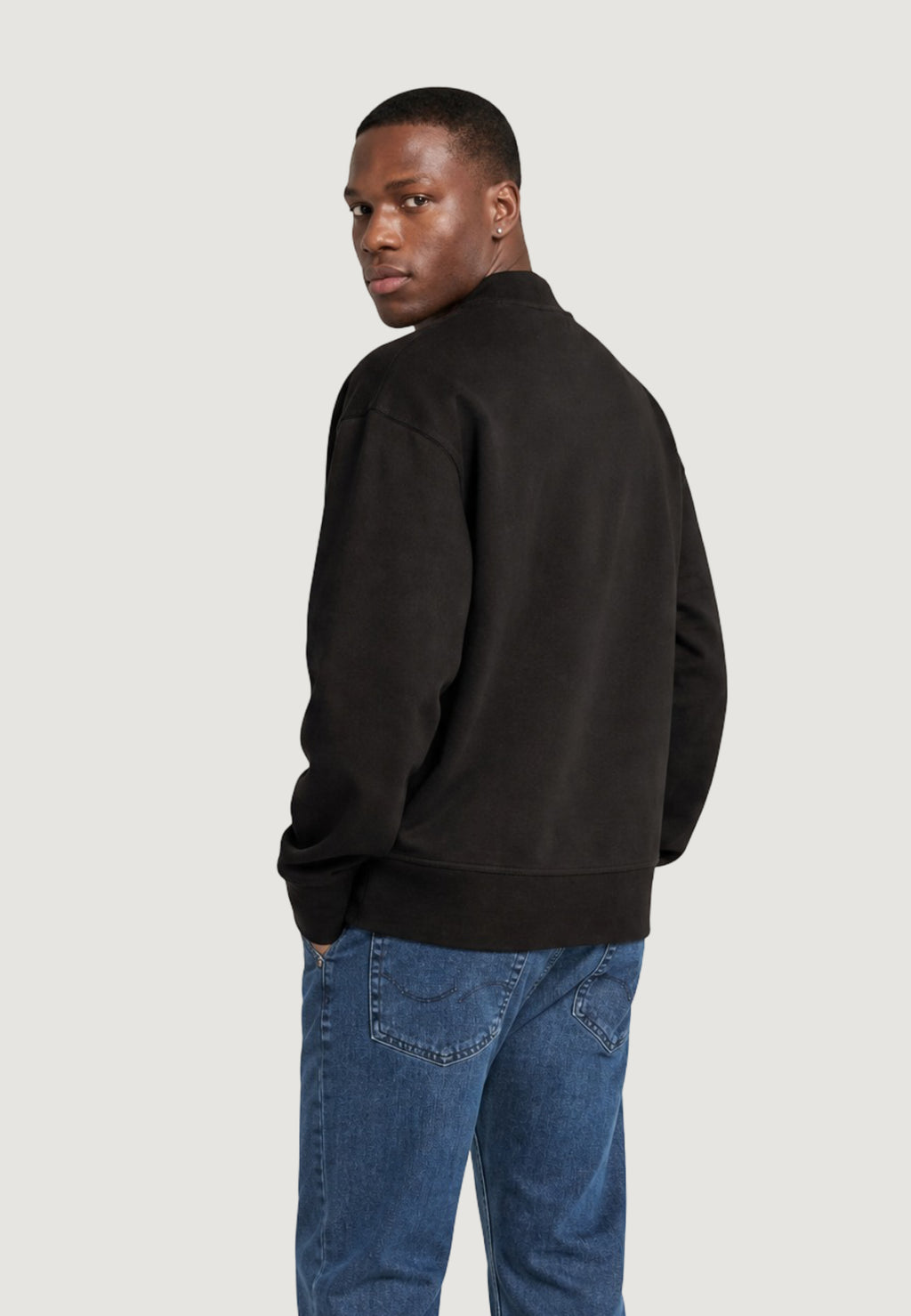 Felpa senza cappuccio Calvin Klein Jeans INTERLOCK CREW